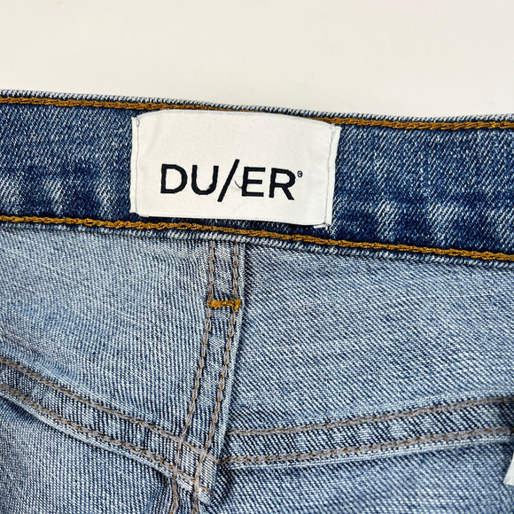 DU/ER Women Jeans Midweight Denim Wide Leg (Button Fly) size 25 x 30 - Picture 6 of 14